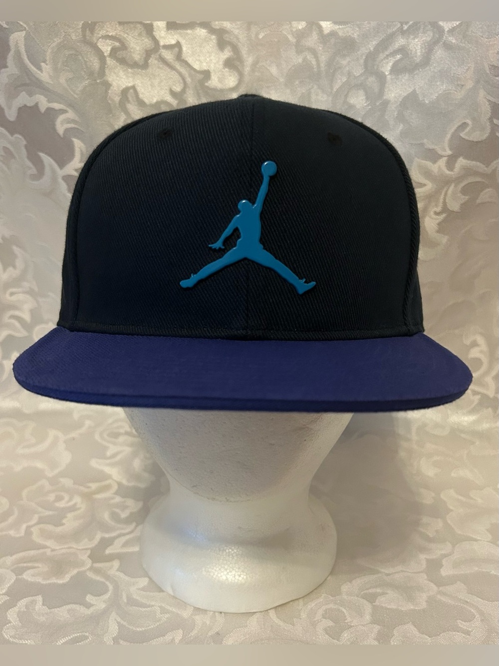 Air Jordan Grape Aqua 7 1/8 Jumpman Hat Fitted Cap, Men’s